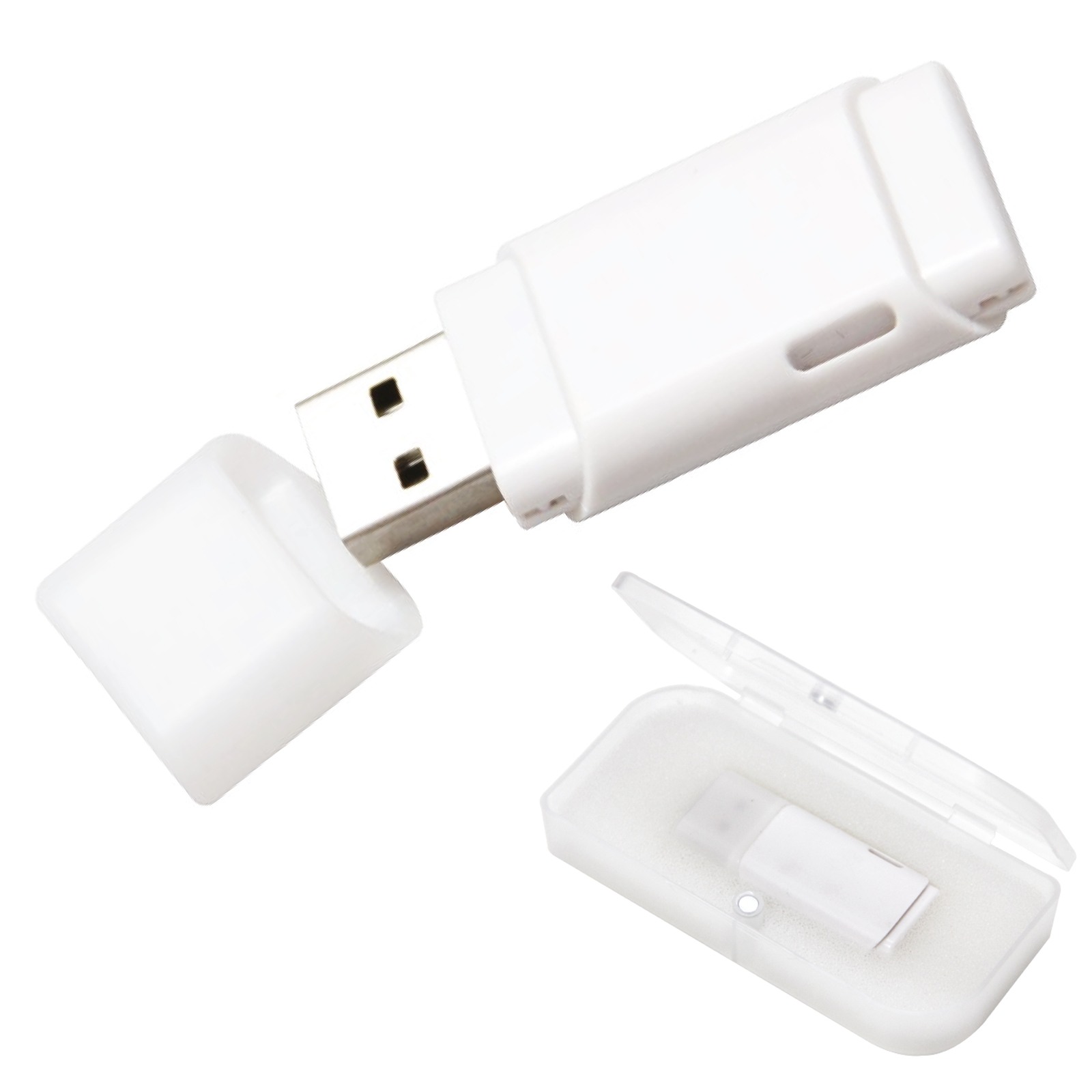 2202 UYGUR LACİVERT PLASTİK USB BELLEK (32 GB)