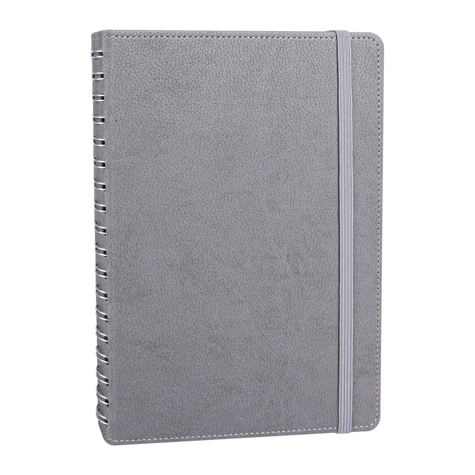 SÖĞÜTÖZÜ GRİ SPİRALLİ TARİHSİZ DEFTER (17X24 CM)