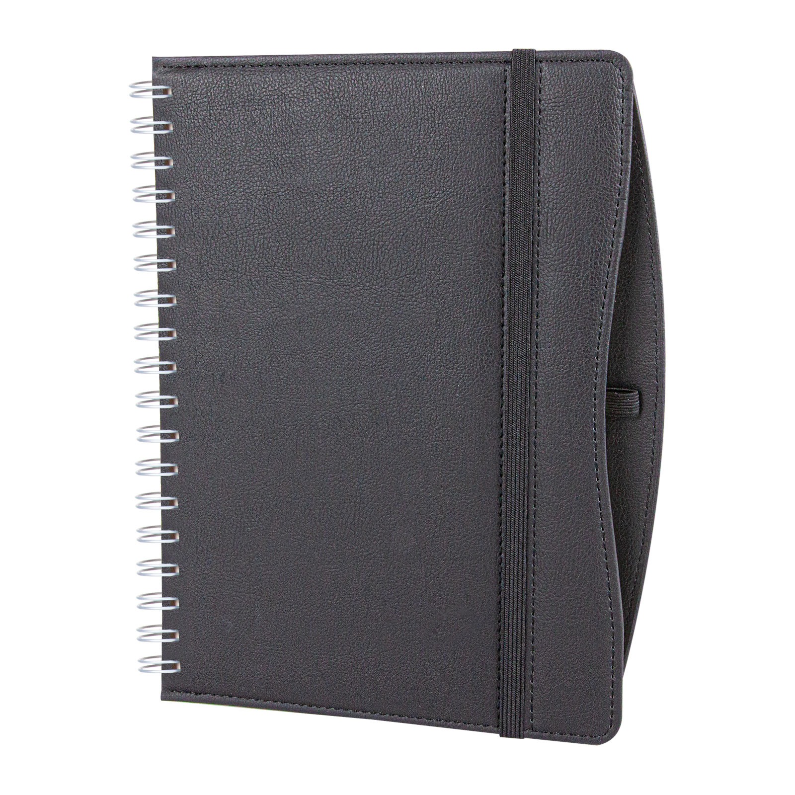 İVEDİK SİYAH SPİRALLİ TARİHLİ AJANDA (17X24 CM)