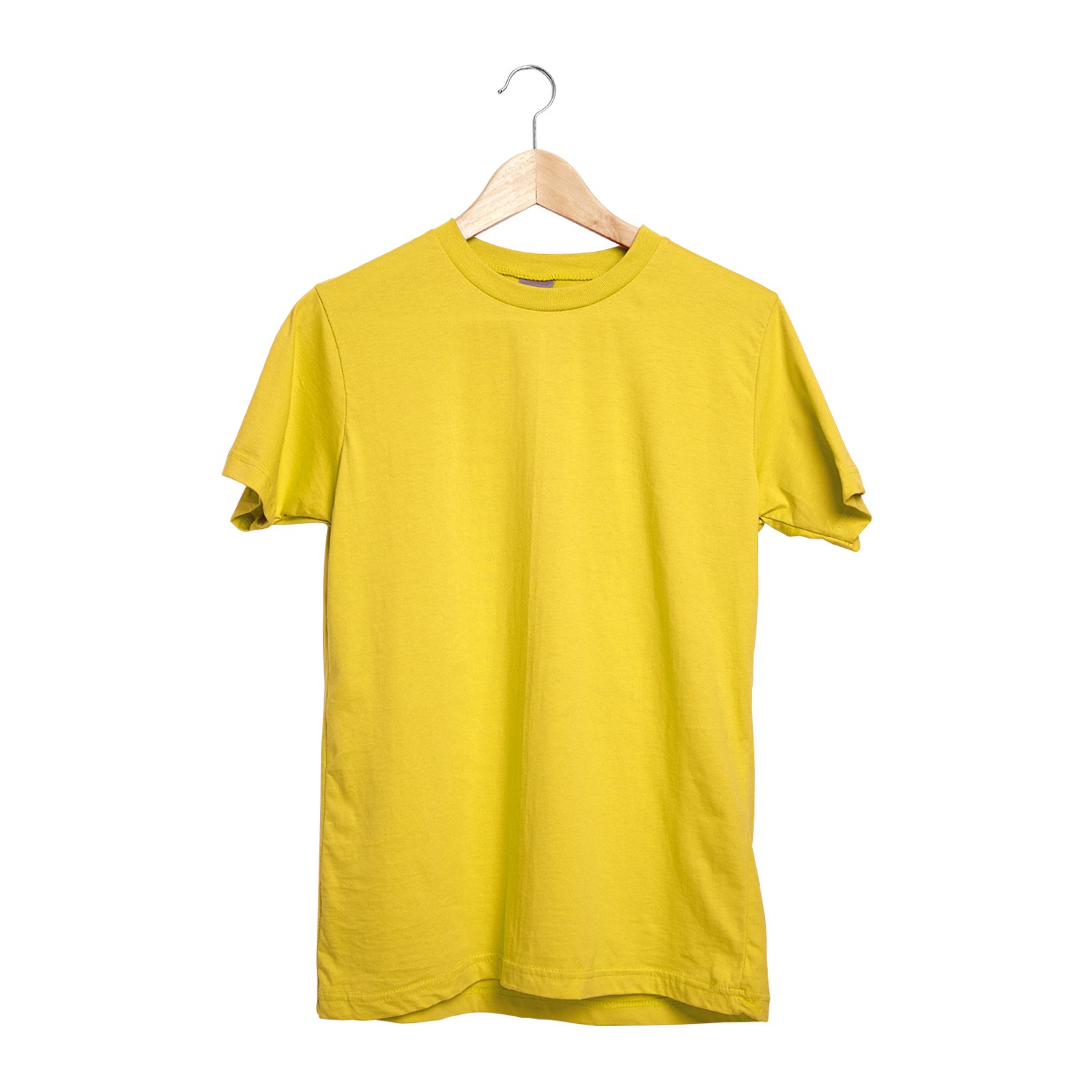 488706 GARDENYA SARI XL SIFIR YAKA TİŞÖRT