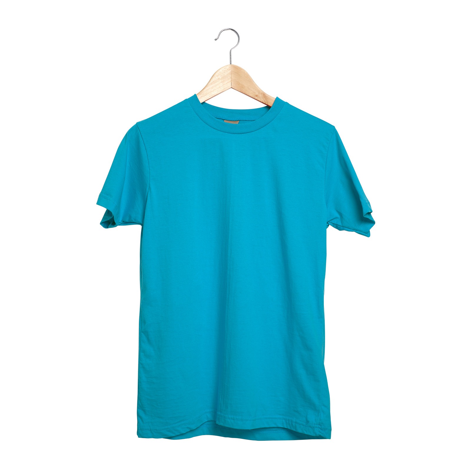 488723 GARDENYA TURKUAZ S SIFIR YAKA TİŞÖRT