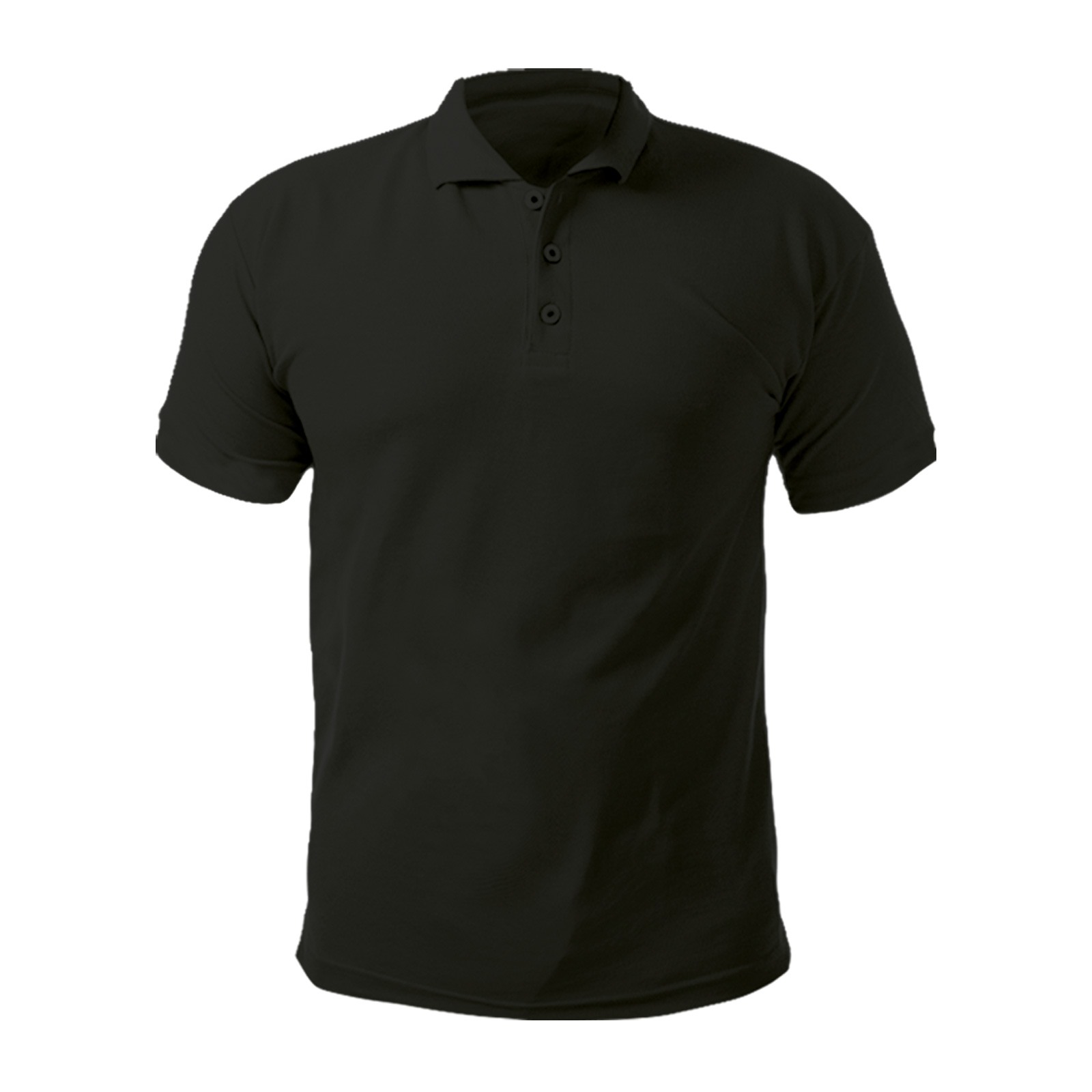 488901 AÇELYA SİYAH XXL POLO YAKA TİŞÖRT