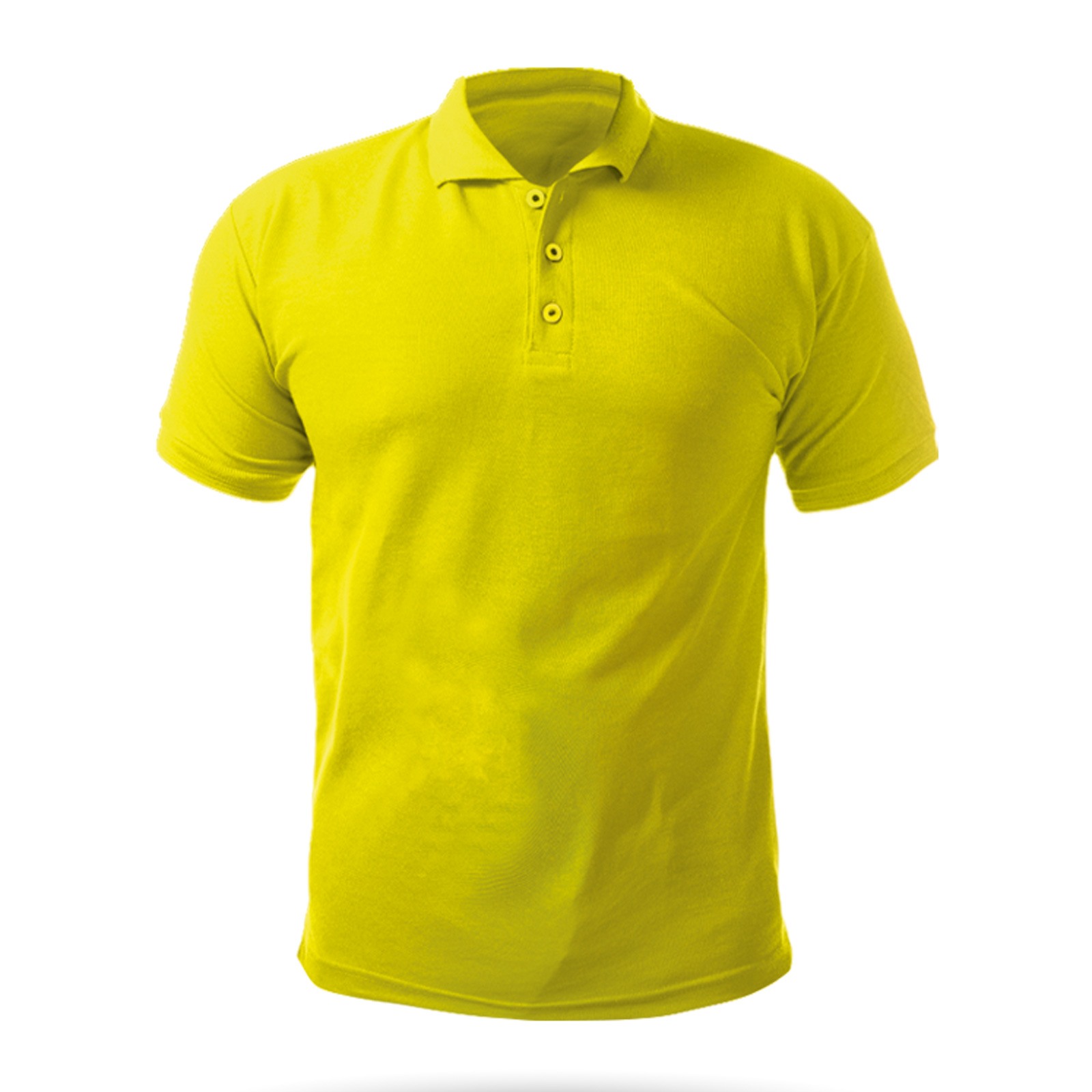 488906 AÇELYA SARI L POLO YAKA TİŞÖRT