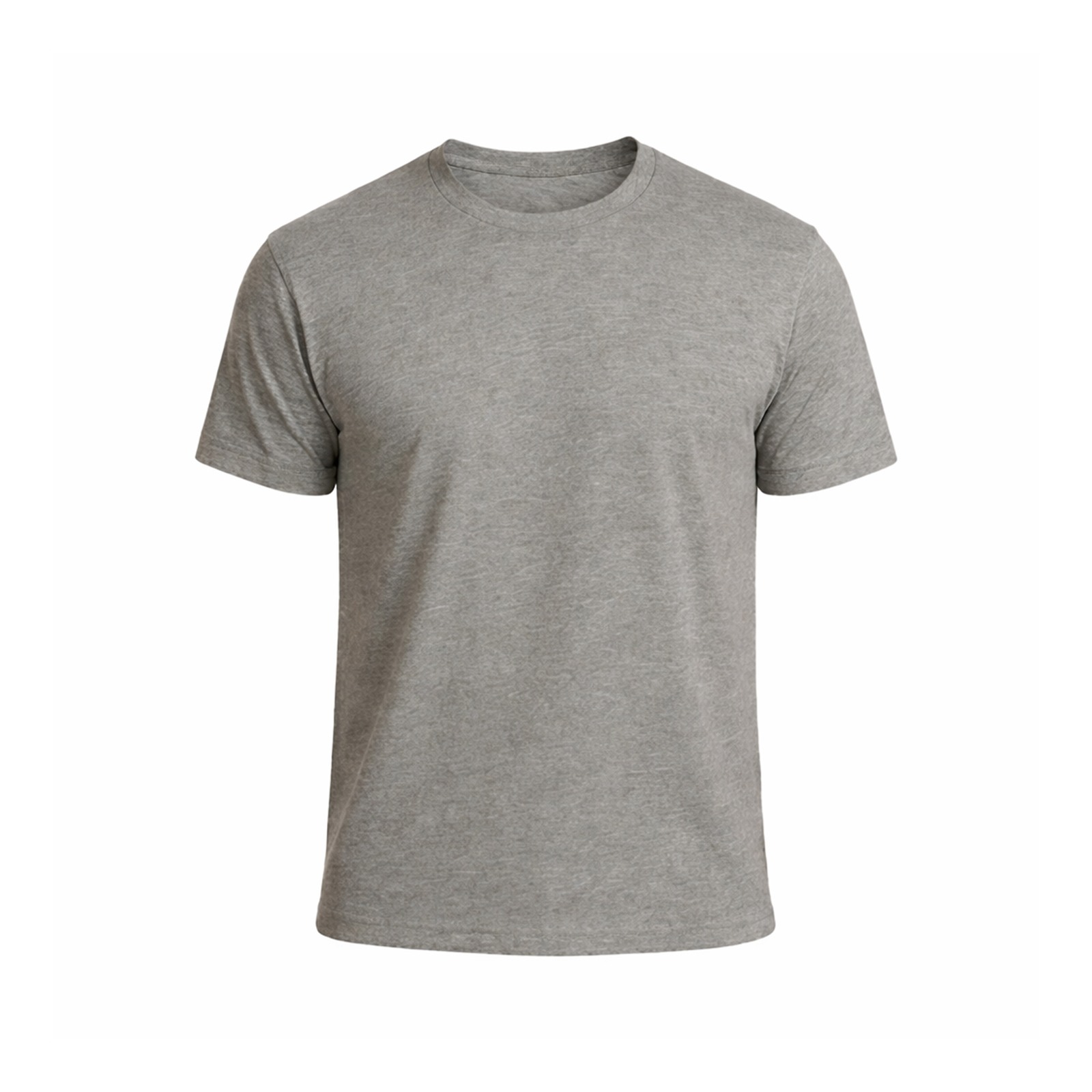 490222 NERGİS GRİ SIFIR YAKA TİŞÖRT M