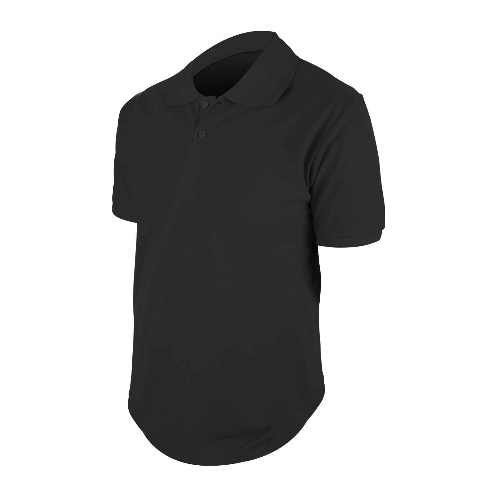 498501 BEGONYA SİYAH L POLO YAKA TİŞÖRT