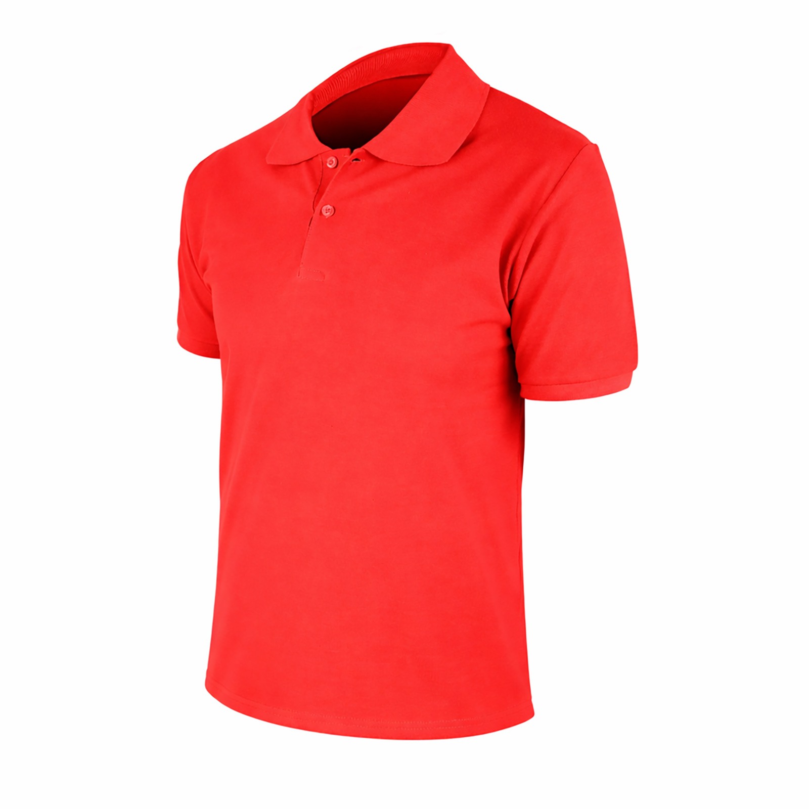 498504 BEGONYA KIRMIZI L POLO YAKA TİŞÖRT