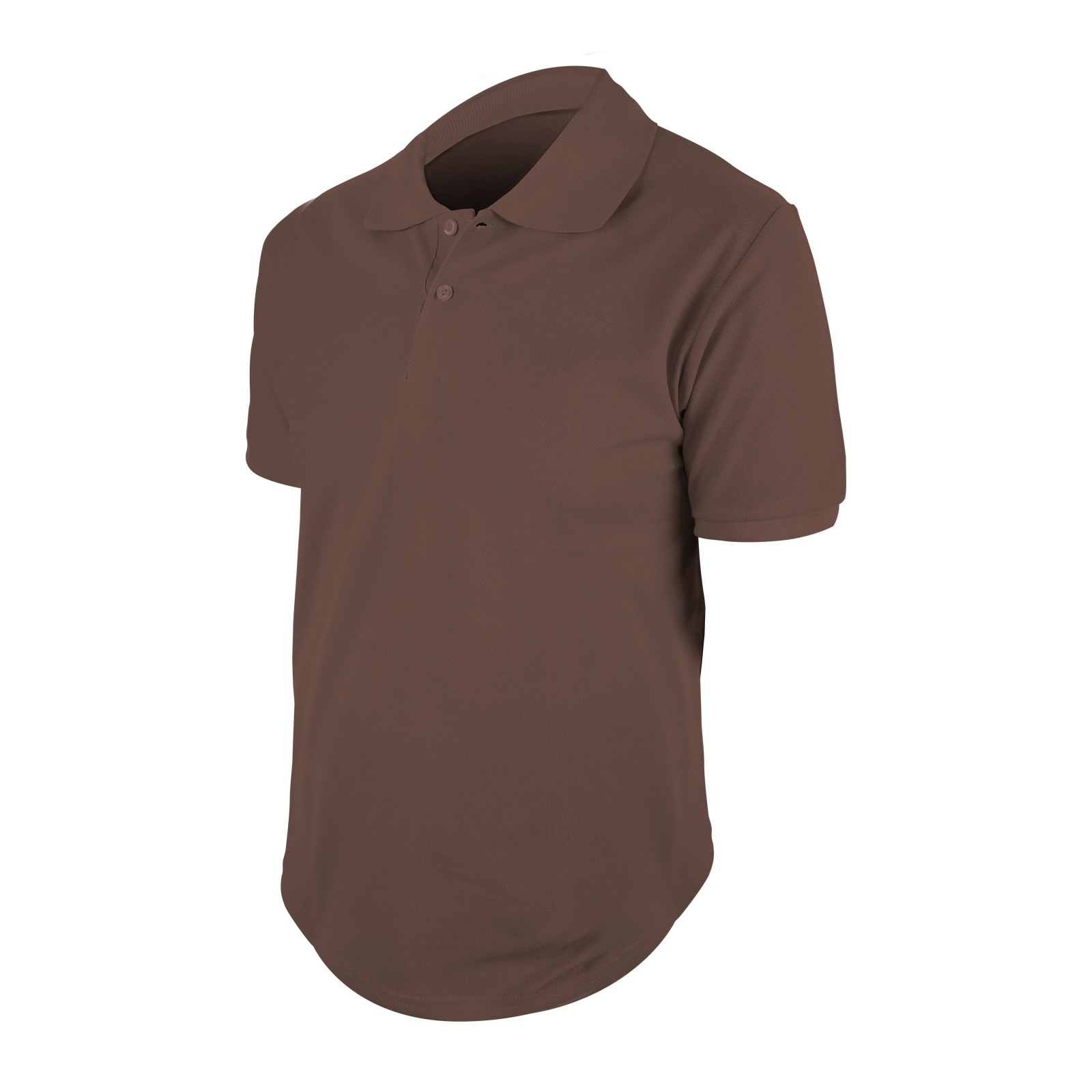 498509 BEGONYA KAHVE XXL POLO YAKA TİŞÖRT