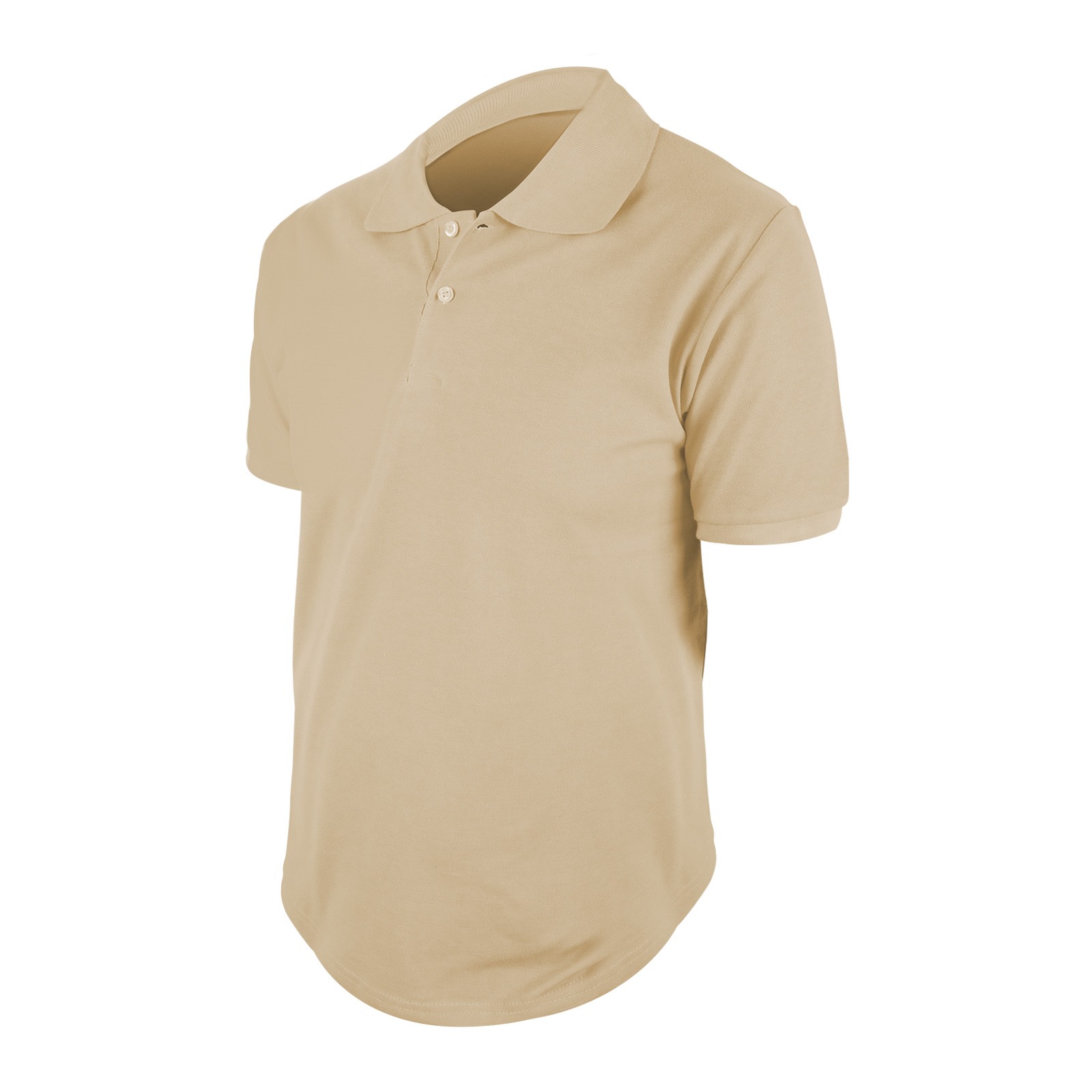 498529 BEGONYA BEJ XXL POLO YAKA TİŞÖRT