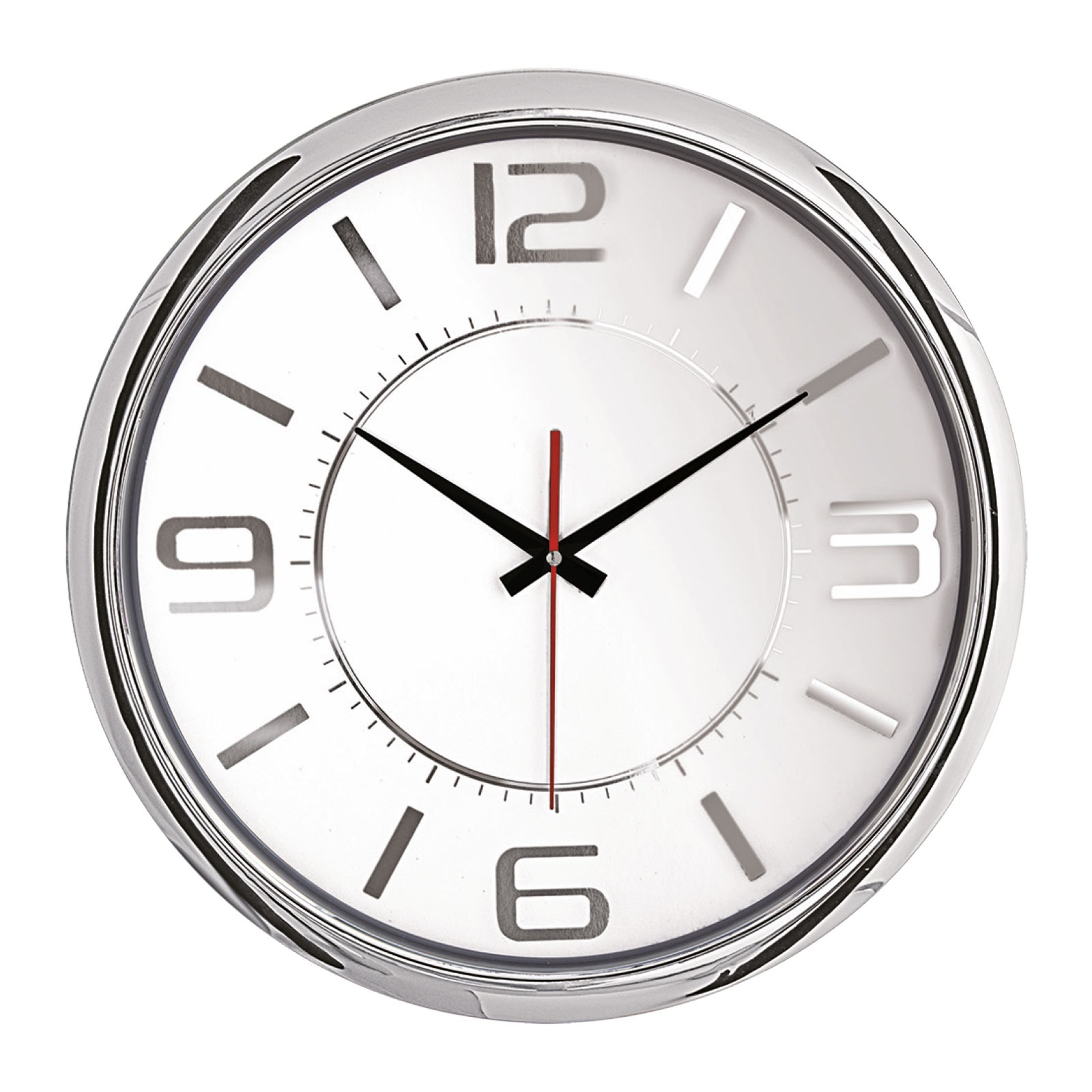 5013 HELLEN404 SİYAH-ALTIN METALİZE ÇERÇEVE DUVAR SAATİ (420 MM)