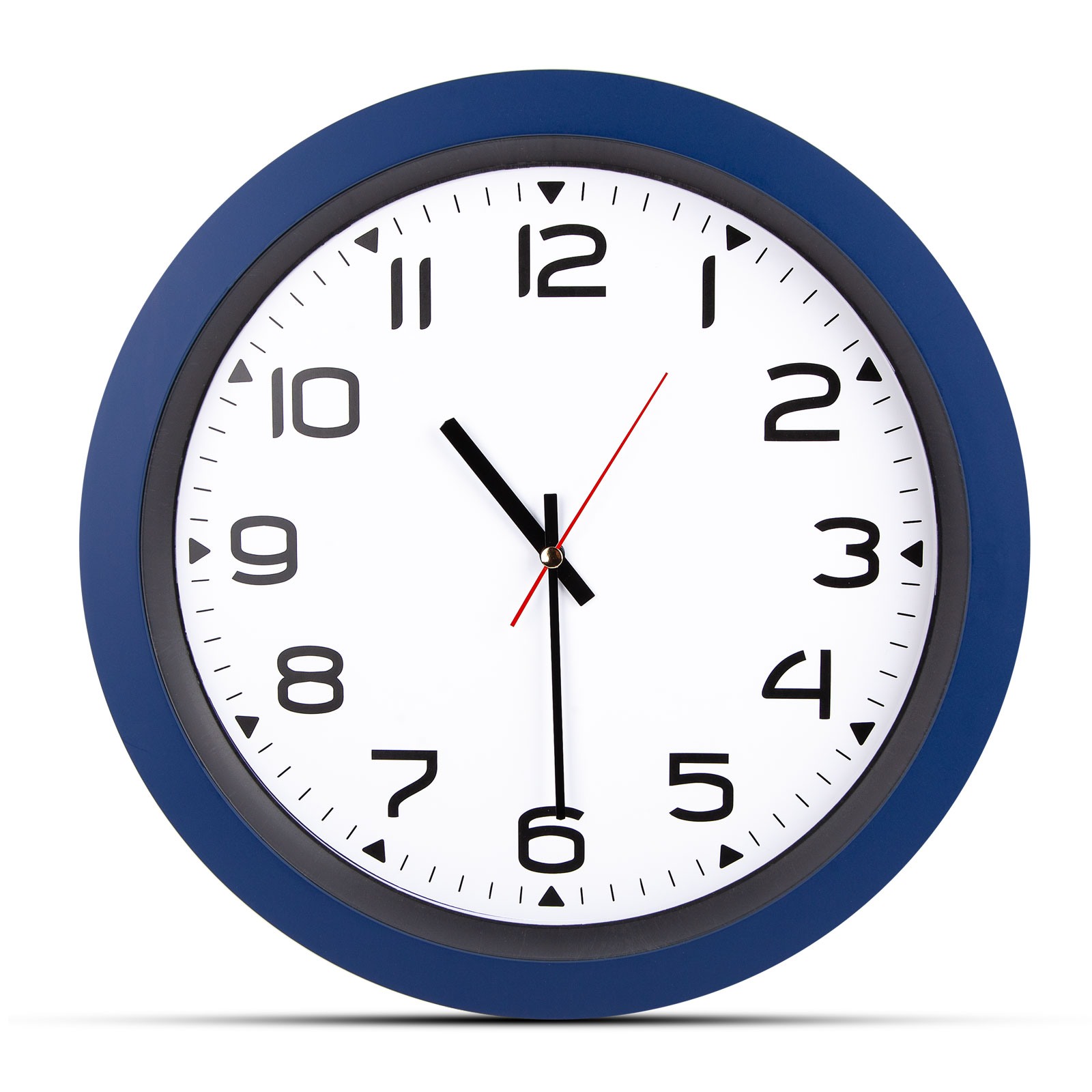 5023 HERA KIRMIZI PLASTİK KASA DUVAR SAATİ (350MM)