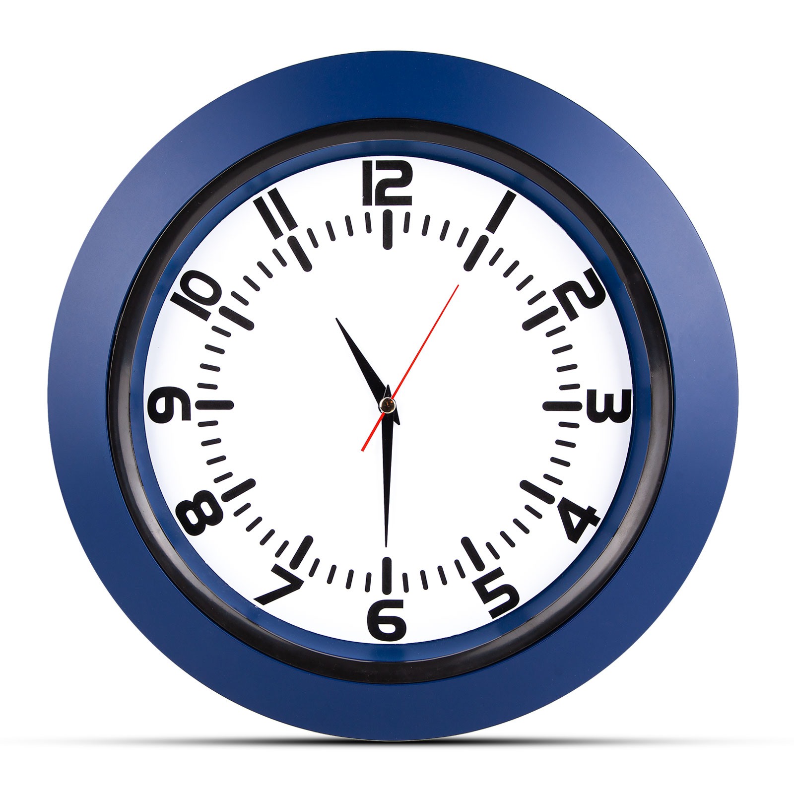 5033 UMAY KIRMIZI PLASTİK KASA DUVAR SAATİ (350 MM)