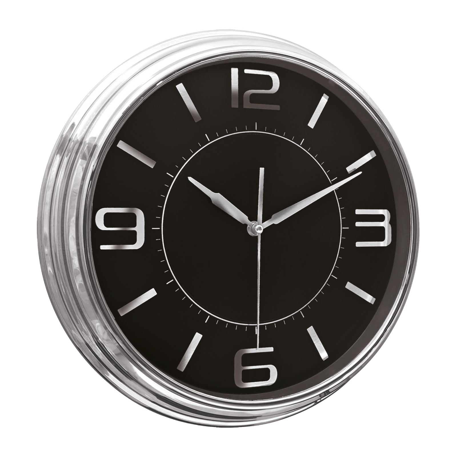 5036 SEZAR401 SİYAH-ALTIN METALİZE ÇERÇEVE DUVAR SAATİ (380 MM)