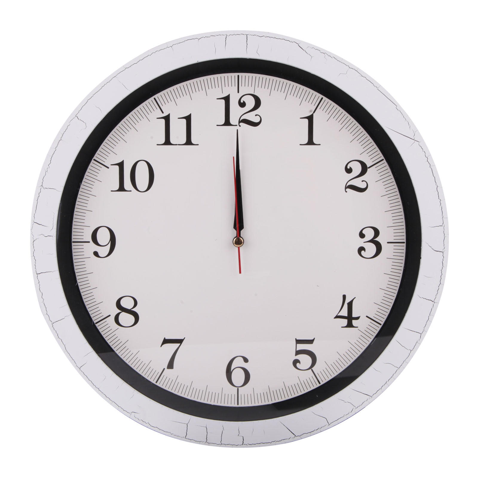 RULER208 PLASTİK KASA DUVAR SAATİ (355 MM)