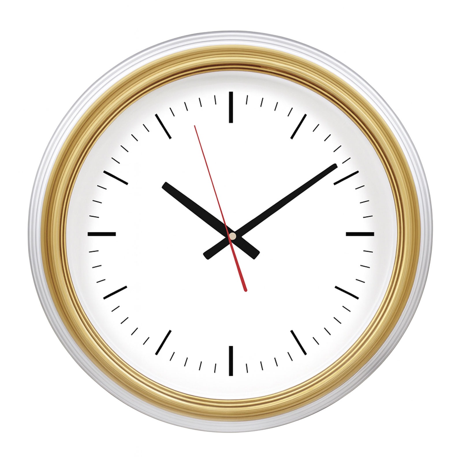 6266 SEDNA526 AHŞAP-ALTIN BRİSTOL KADRAN DUVAR SAATİ (480 MM)