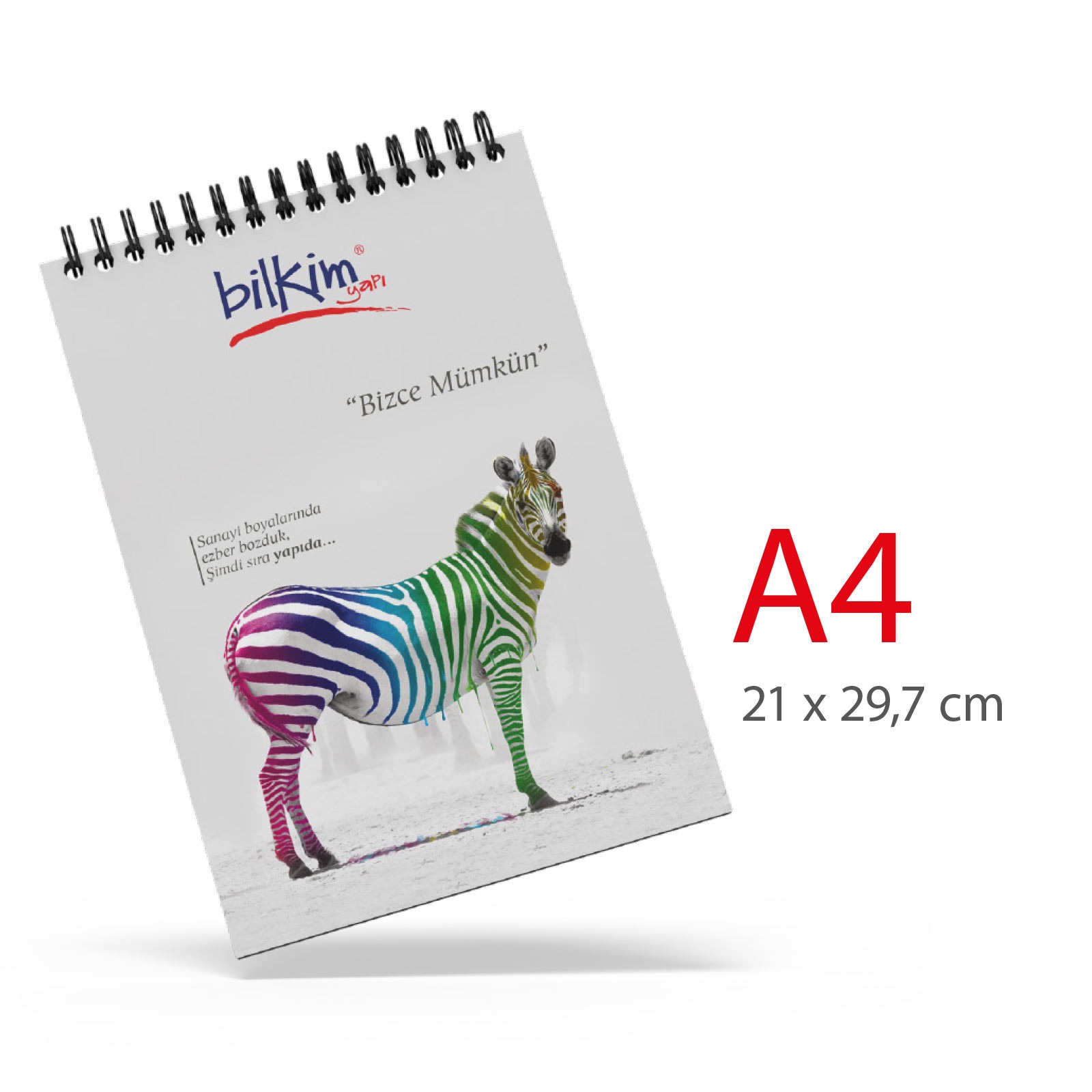 ALA-51 A4 KARTON KAPAKLI SPİRALLİ BLOKNOT